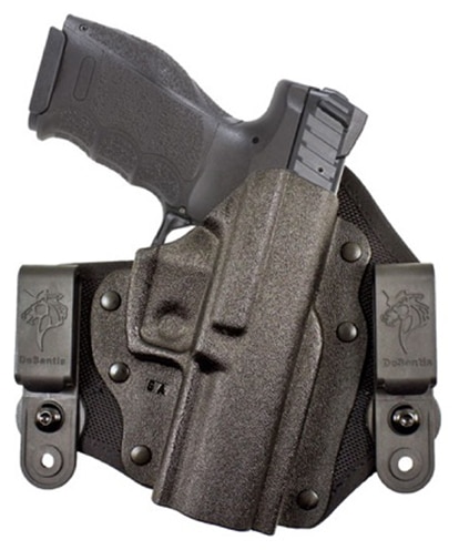 The Invader model holster for H&K's VP9 and VP40 is just one of the newly released holster options for the VP line in addition to new holsters for the Walther Creed. (Photo: DeSantis)