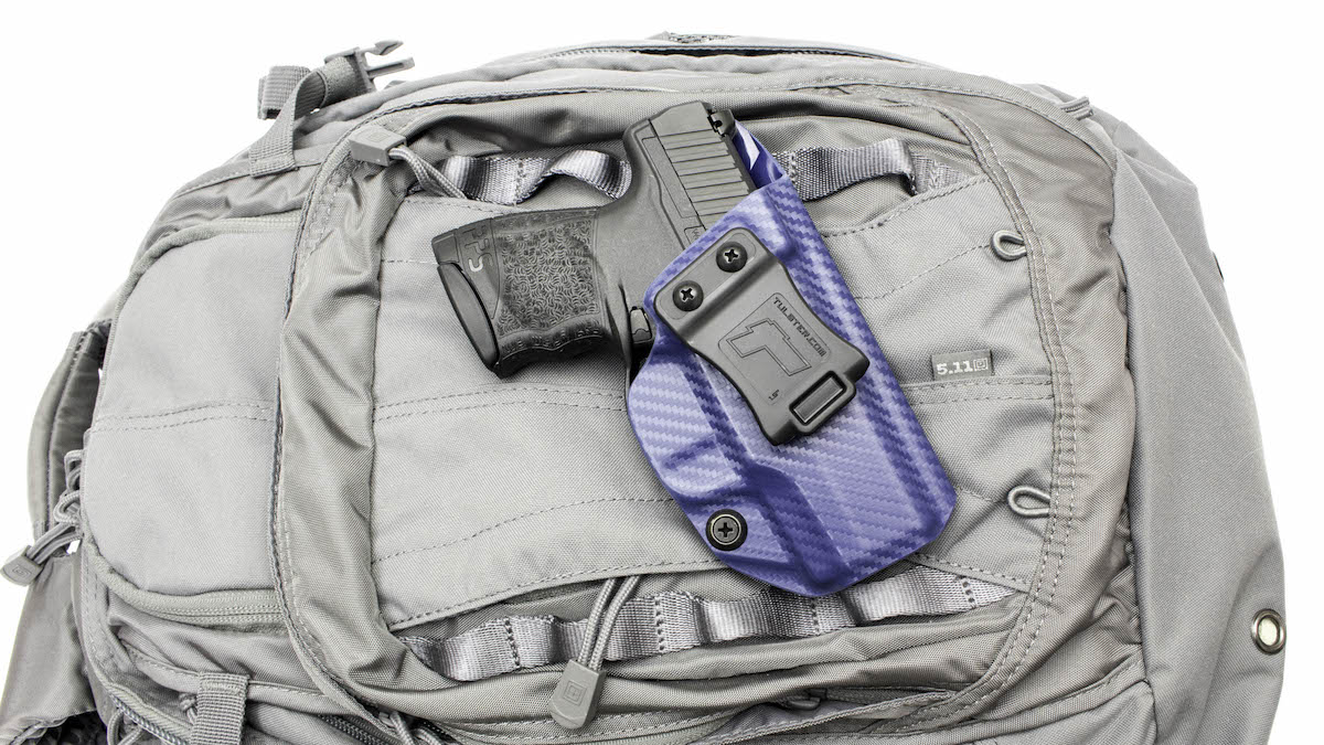 The Profile AIWB, now available for the Walther PPS M2, comes in a variety of color options. Backpack not included. (Photo: Tulster)