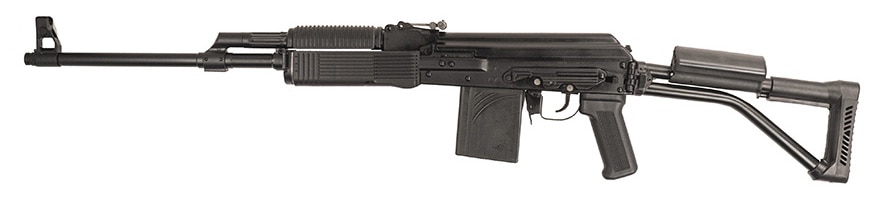 The new Molot ditches the traditional 7.62 round in favor of the power packing .308 WIN. (Photo: FIME Group)