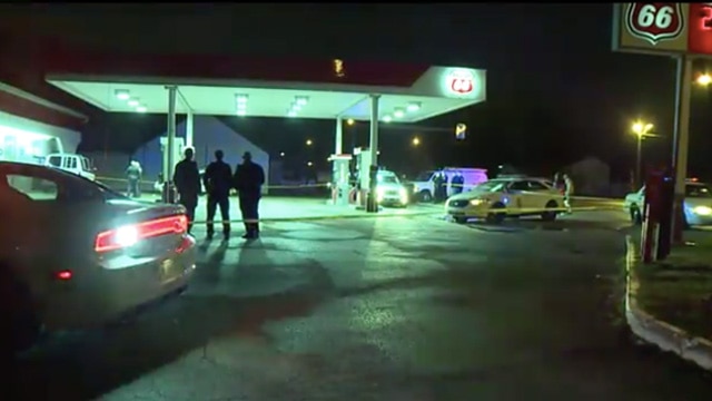 gas station robbery