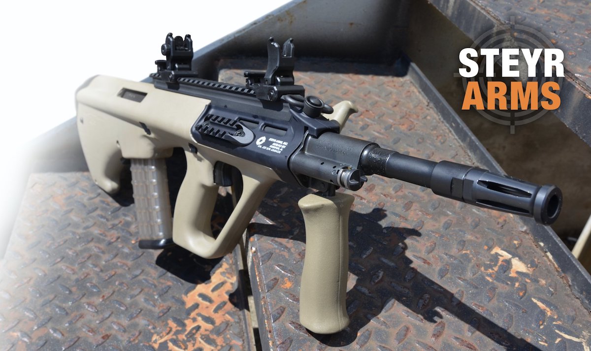 The new version comes at the urging of Steyr fans who love the original AUG bullpup design but want more real estate for accessories.(Photo: Steyr Arms via Twitter)