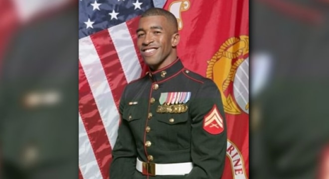 Former Marine Hisashi Pompey was set to report to a New Jersey prison this week to begin a 3-5 year sentence for unlawful possession of a weapon. (Photo: WUSA9) 