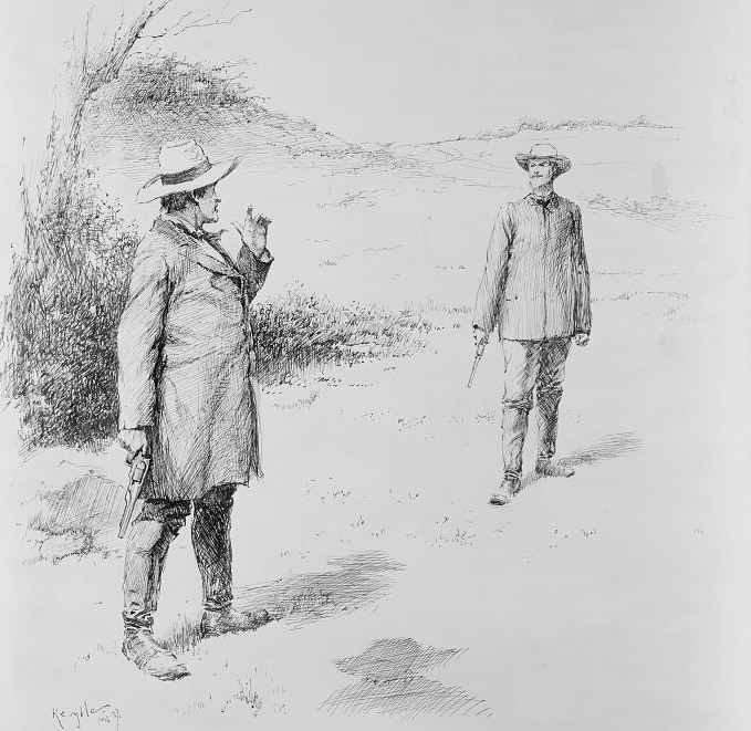 "The Duel" by E.W. Kemble, 1887 (Photo: Library of Congress) 