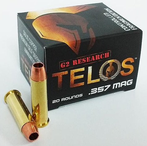 The .357 Magnum joins a variety of other handgun round options on the Telos line. (Photo: G2 Research)