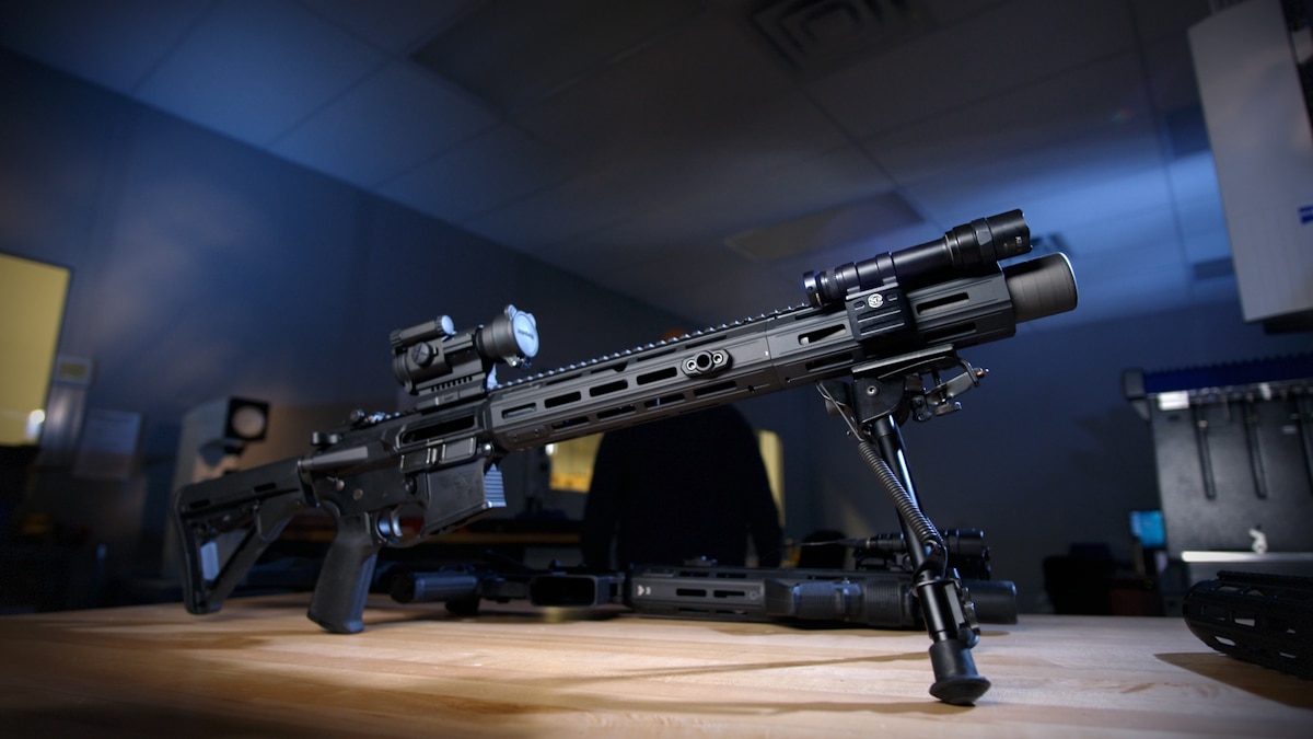 The NCT4 is built for the AR-15 platform, working alongside suppressors. (Photo: Nordic Components)