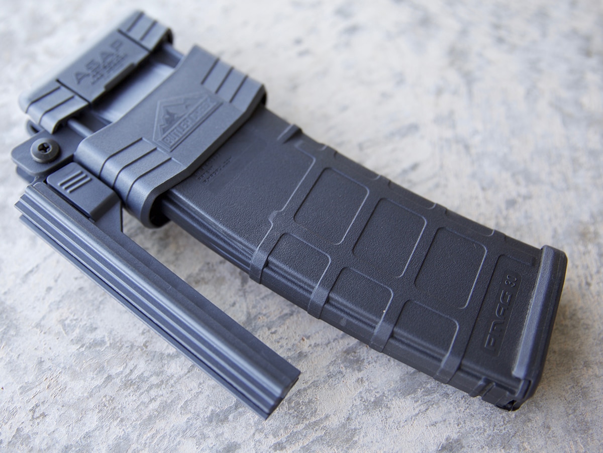 The ASAP AR-15 magazine loader in one of four total options offered by Butler Creek. (Photo: Jacki Billings)