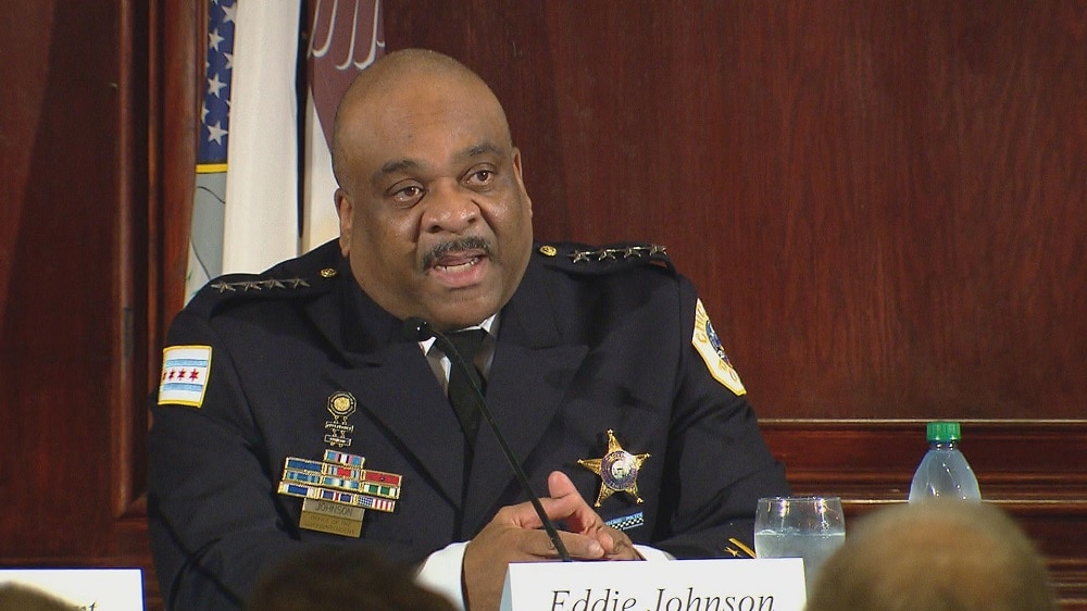Chicago Police Superintendent Eddie Johnson. (Photo: WTTW)