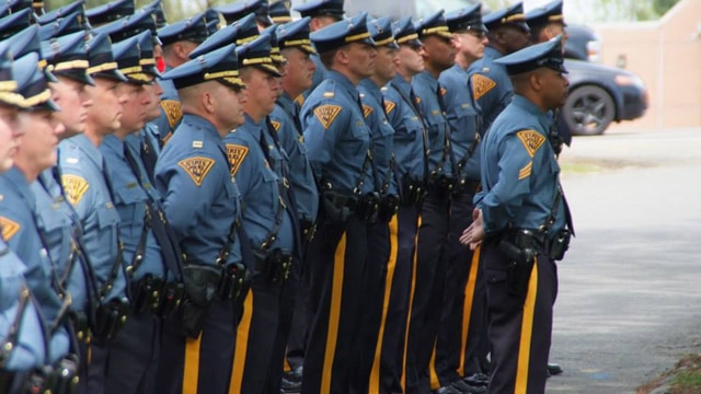 Troopers of the New Jersey State Police in formation in May 2014. (Photo: NJSP/Facebook)