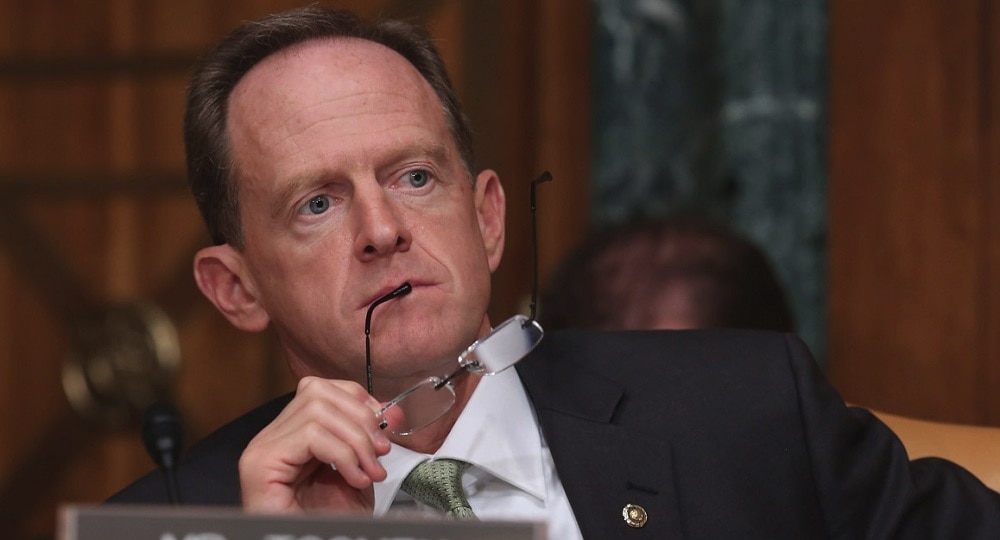 U.S. Sen Pat Toomey has reintroduced a bill to protect prison officers. (Photo: Politics PA)