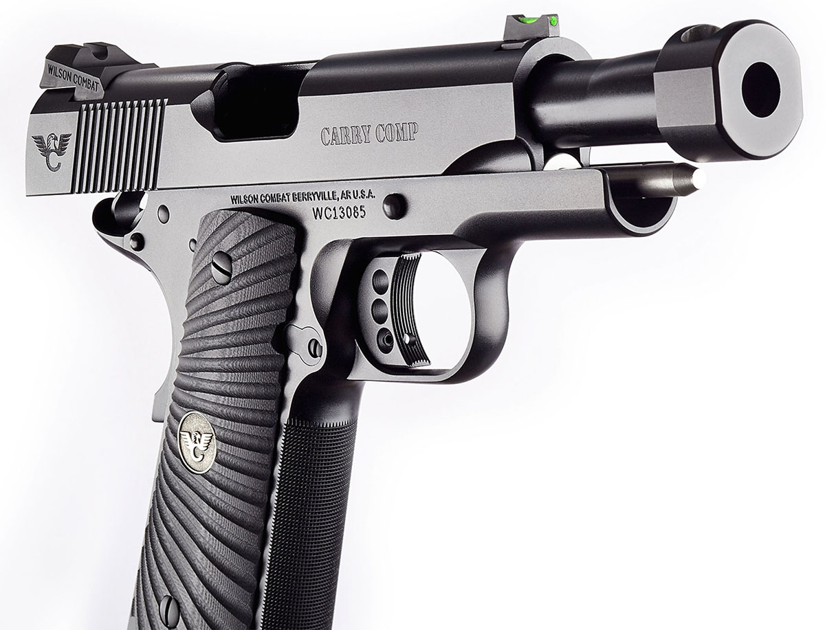 The pistol boasts features designed to reduce muzzle flip and recoil. (Photo: Wilson Combat)