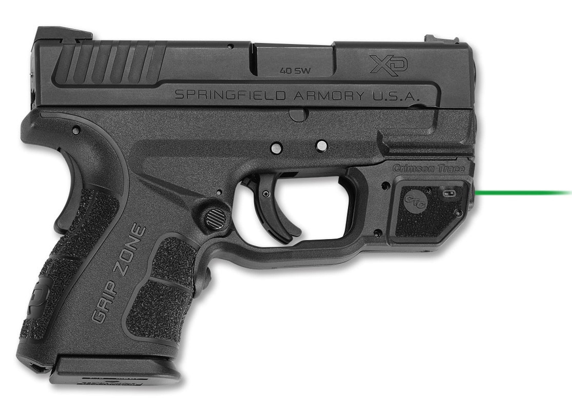 Springfield Armory's XD Mod.2 with green Laserguard installed. (Photo: Crimson Trace)