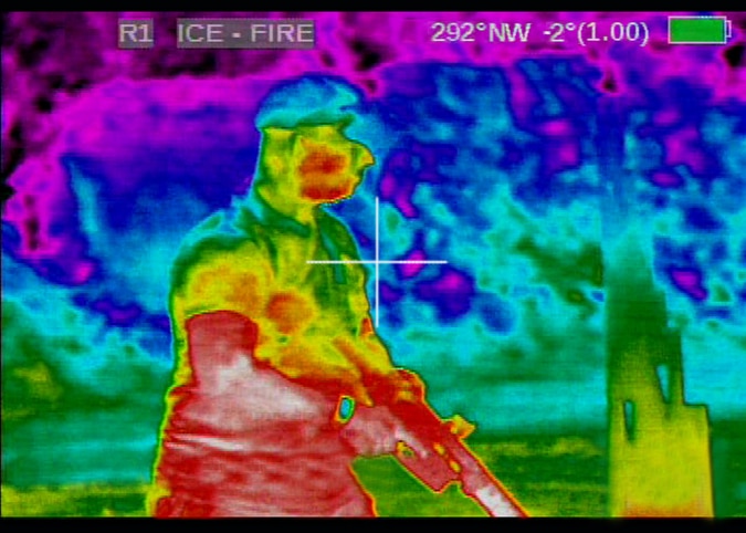 Thermal image from the device. (Photo: FLIR)