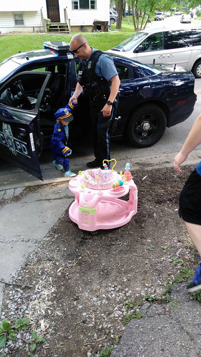 police lemonade stand