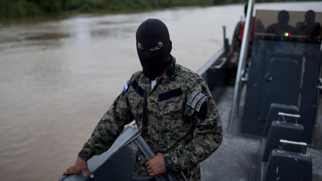In this May 21, 2012, file photo, Honduran Navy officers patrol in Patuca river, near Ahuas, a remote community in La Mosquitia region, Honduras. The U.S. Drug Enforcement Administration misled the public, Congress and Justice Department officials about an aggressive strategy that led to a series of deadly confrontations involving agents in Honduras, government watchdogs wrote in a scathing report released May 24, 2017. The offensive, known as Operation Anvil, involved U.S. State Department helicopters and a special team of DEA agents working with Honduran security forces to stop planes carrying cocaine into the country. The report found sweeping problems with the DEA's response to three violent encounters associated with the effort in 2012, including a May 11 raid that killed four people and wounded four others, whom locals said were innocent civilians traveling the river near the village of Ahuas at night. (Photo: AP Photo file)