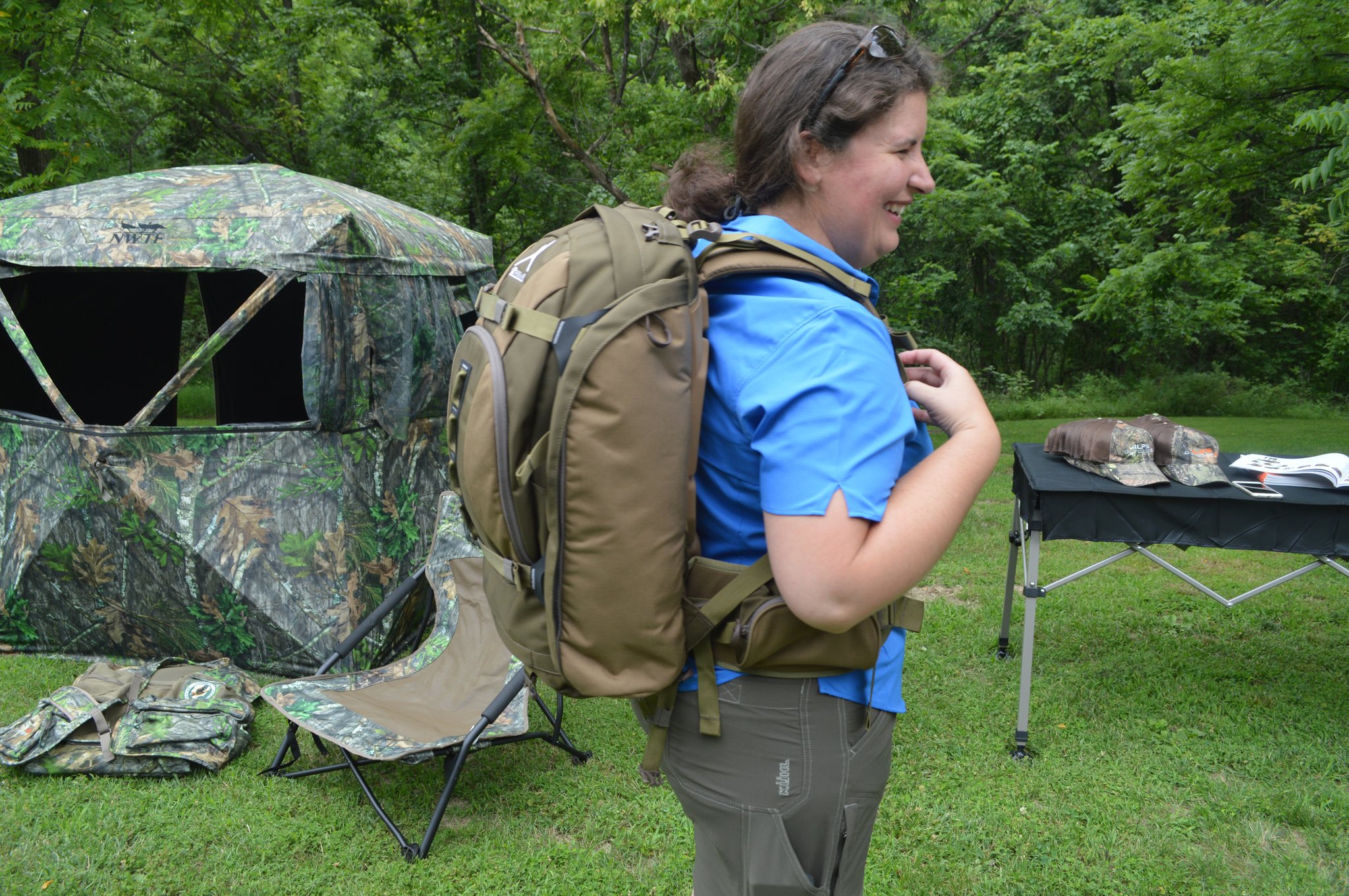 The new Monarch X women's meat pack is the first of its kind we've seen on the market. The fit and comfort is spot on, and we can't wait to get this one out in the field this Fall. (Photo: Kristin Alberts)