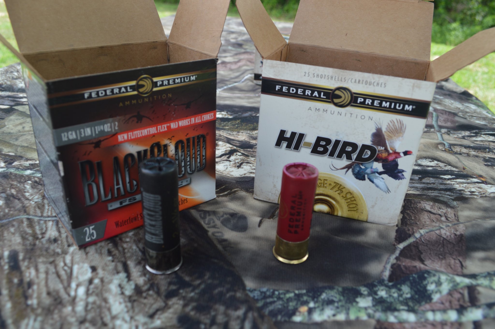 We shot clays with both of Federal Premium's shotgun rounds for hunters. The new Black Cloud features a re-designed wad that allows it to be fired from any choke, whereas previously Black Cloud could only be fired with one of the companies ammo-specific tubes. While the Black Cloud comes in heavier payloads and longer shell lenghths for waterfowlers, Hi Bird has been released in 2-3/4" 12-gauge options for upland game like doves, pigeons, and pheasants. The wad technology in Hi Bird is designed to decrease recoil and produce consistent patterns. (Photo: Kristin Alberts)