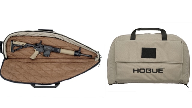 Hogue now offers flat dark earth as a color option for pistol and rifle bags. (Photo: Hogue)