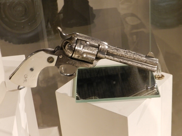 Patton's original Colt SAA, photographed at the Fort Knox Armor Museum. (Photo: Chris Eger/Guns.com)