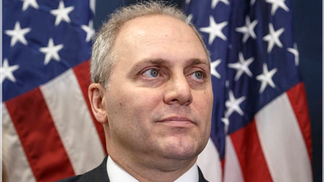 Majority Whip Rep. Steve Scalise, R-La., the third-ranking Republican in the House, says he rejects all forms of bigotry after his admission last week that he addressed a white supremacist group in 2002, as GOP leaders speak to reporters following a caucus meeting, at the Capitol in Washington, Wednesday, Jan. 7, 2015. Though he has received support from both Republicans and Democrats on the Hill, Scalise, of Louisiana, faced fresh questions about his 2002 speech to a Louisiana convention of the European-American Unity and Rights Organization, which called itself EURO. Former Ku Klux Klan leader David Duke founded the group, which the Southern Poverty Law Center has classified as a hate group. (AP Photo/J. Scott Applewhite)