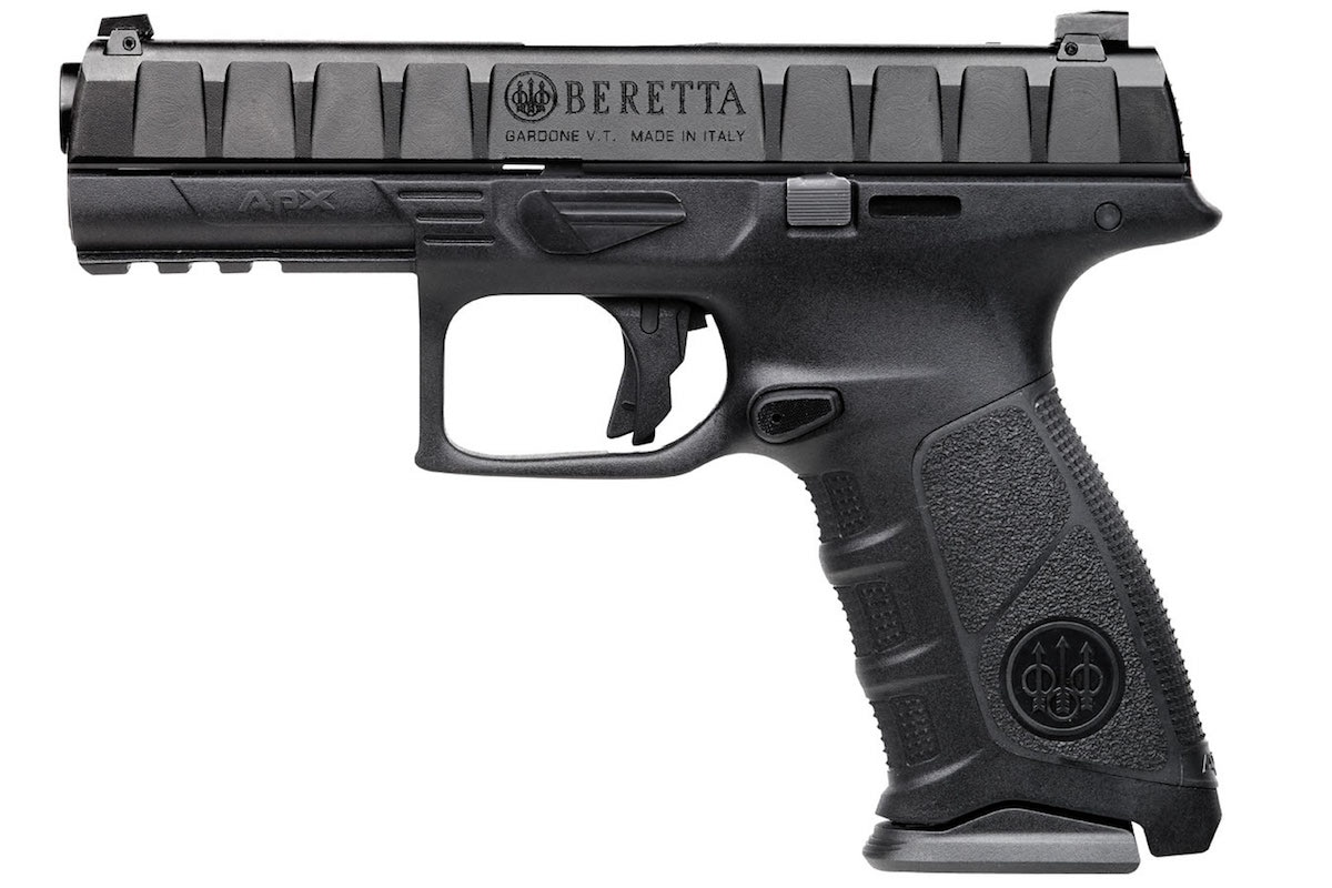The APX series sees a new addition with the introduction of a .40 S&W model to the polymer pistol series. (Photo: Beretta)