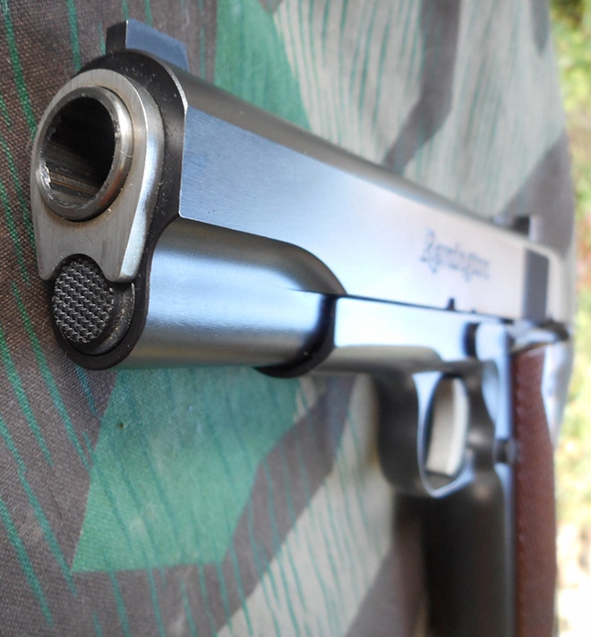 remington r1 1911 barrel view
