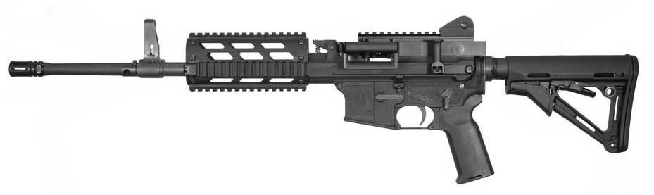 The MCR can function as a belt fed rifle or with M16/M4 magazines. (Photo: FightLite)
