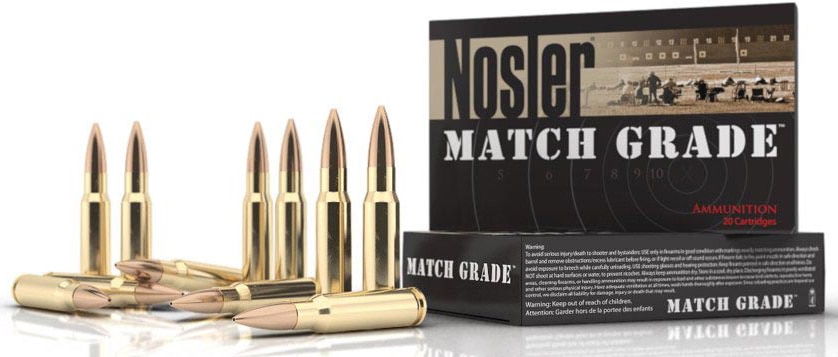 The Match Grade and E-Tip ammunition series offers more options for consumers looking for 22 Nosler and 6.5 Creedmoor cartridges. (Photo: Nosler)
