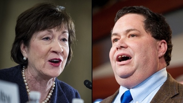 Sen. Susan Collins and Rep. Blake Farenthold. (Photo: Getty Images)
