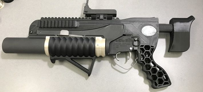 The RAMBO system includes an NSRDEC-designed standalone kit with 3D-printed adjustable buttstock, mounts, grips and other modifications. (Photo: Sunny Burns, ARDEC)