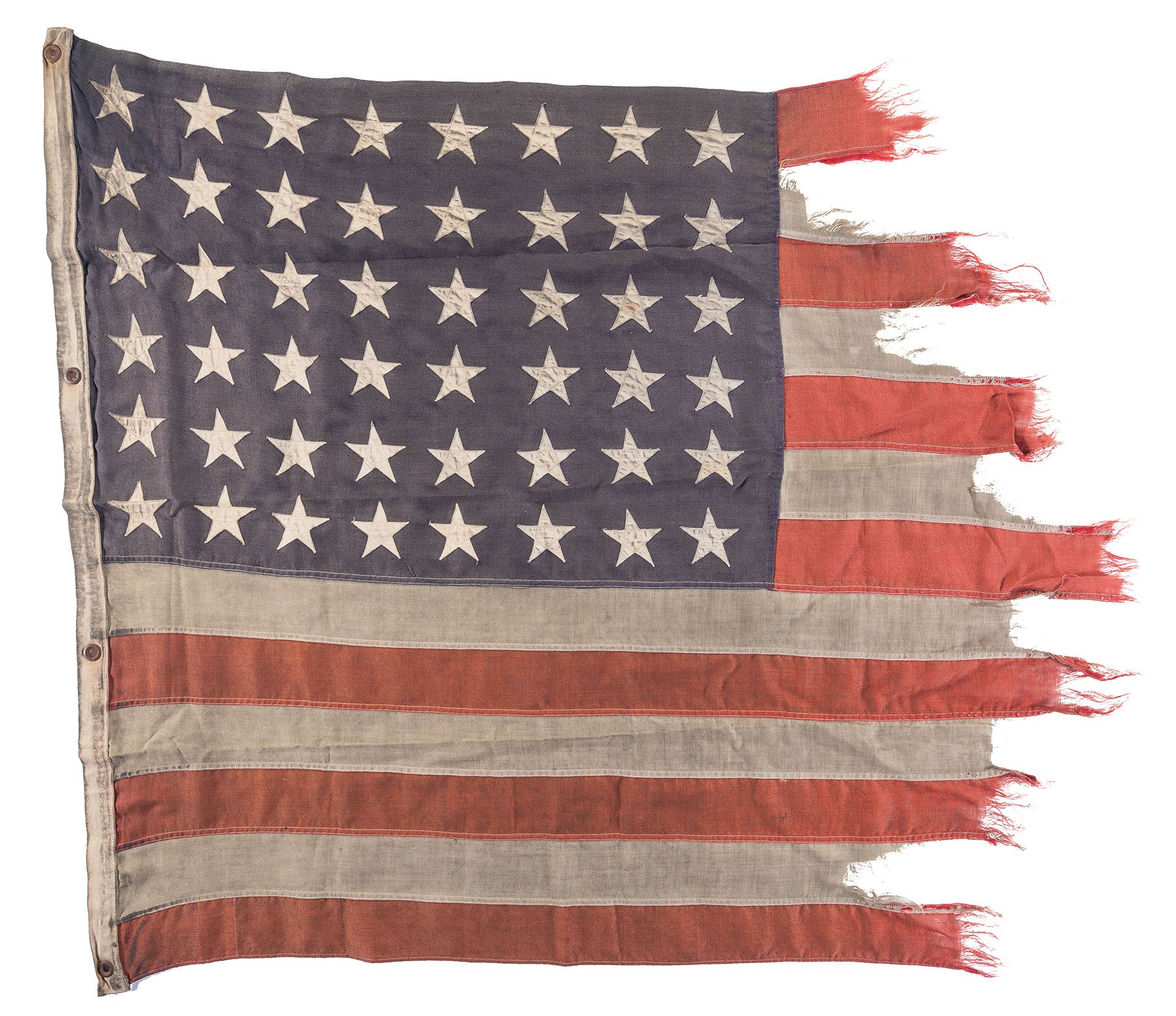 The American flag flew on the LCI(L)-421 during the D-Day invasion of Normandy on June 6, 1944. (Photo: Rock Island Auction Company)