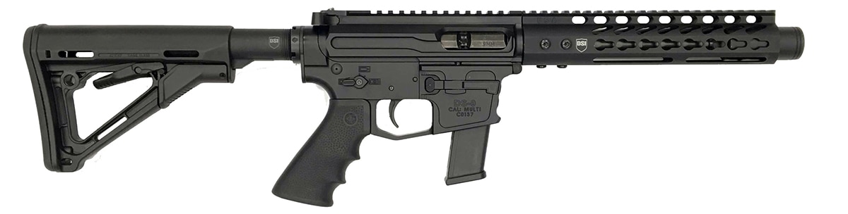Dark Storm Industries' DS Hailstorm 9mm comes in two configurations -- pistol and SBR. (Photo: DSI)
