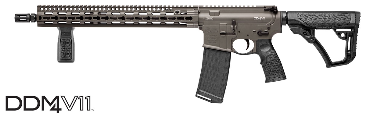 The DDM4V11 is one of several rifle platforms offering the new Cerakote color. (Photo: Daniel Defense)