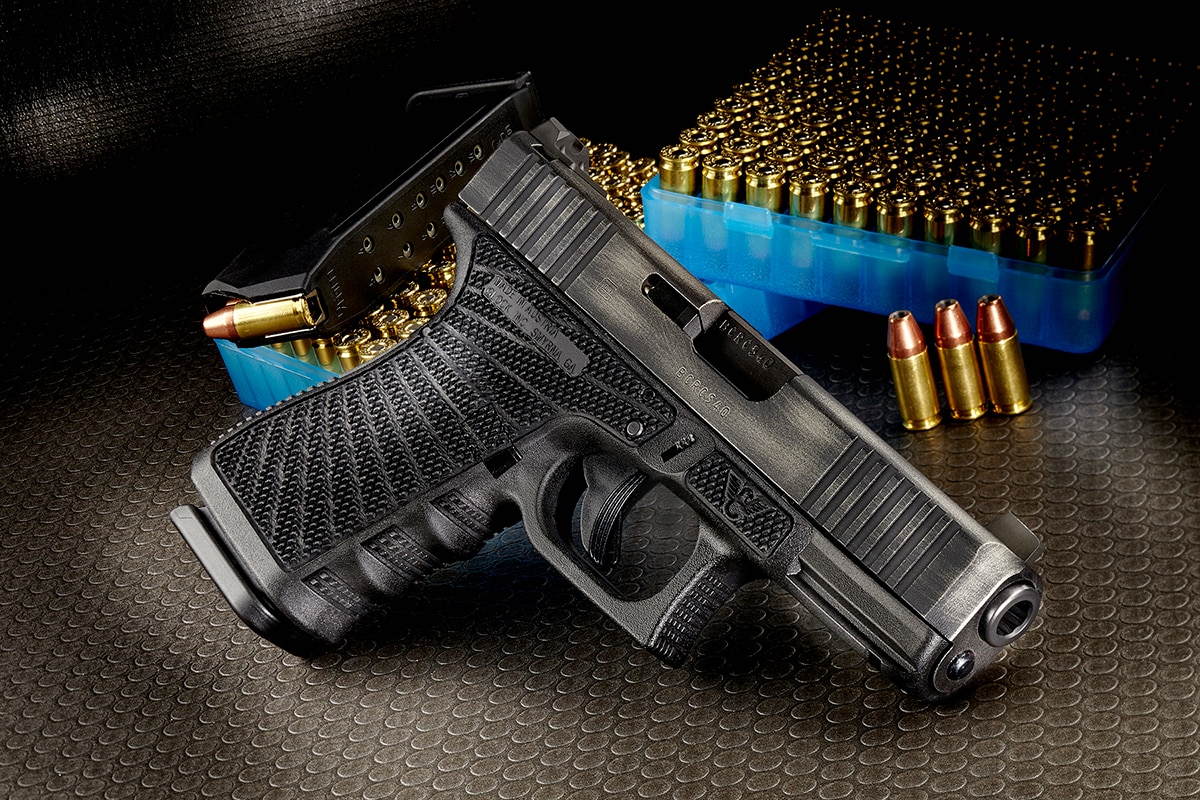 Wilson Combat offers Glock upgrades such as starburst stippling on the frame and trigger mods. (Photo: Wilson Combat)