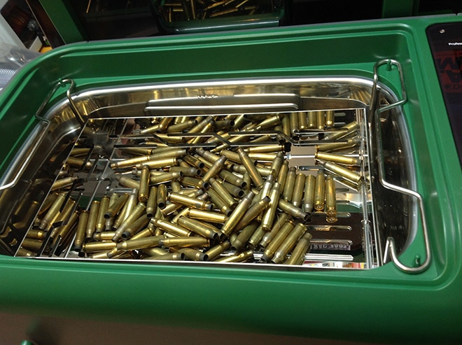 The_included_stainless_basket_can_hold_plenty_of_brass,_shown_here_with_range-scrounged_5.56_ready_for_the_hot_liquid_bath