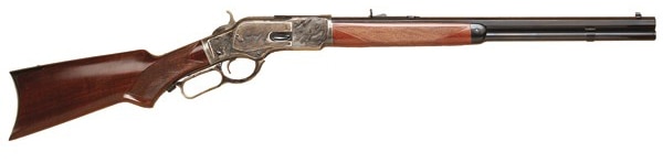 The 1873 lever action rifle is one of the most iconic long gun in (Photo: Cimarron Firearms Co.)