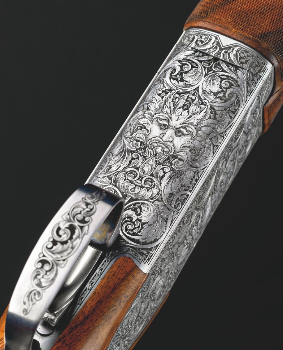 The engraving featured on the Grade E B15 Beauchamp. (Photo: Browning)