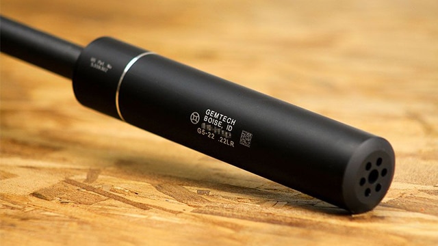 A Gemtech suppressor, now owned by Smith & Wesson.