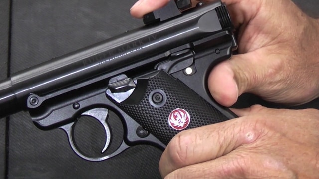 A Ruger Mark IV, like the the company recalled. 