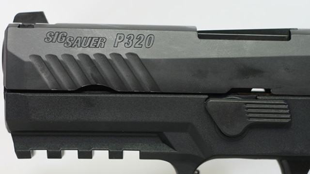 The business end of the Sig P320 pistol. (Photo: GunBroker)
