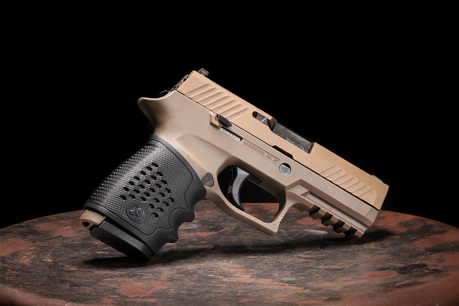 The Tactical Grip Glove slides over the grip area with little fuss, according to the company. (Photo: Pachmayr)