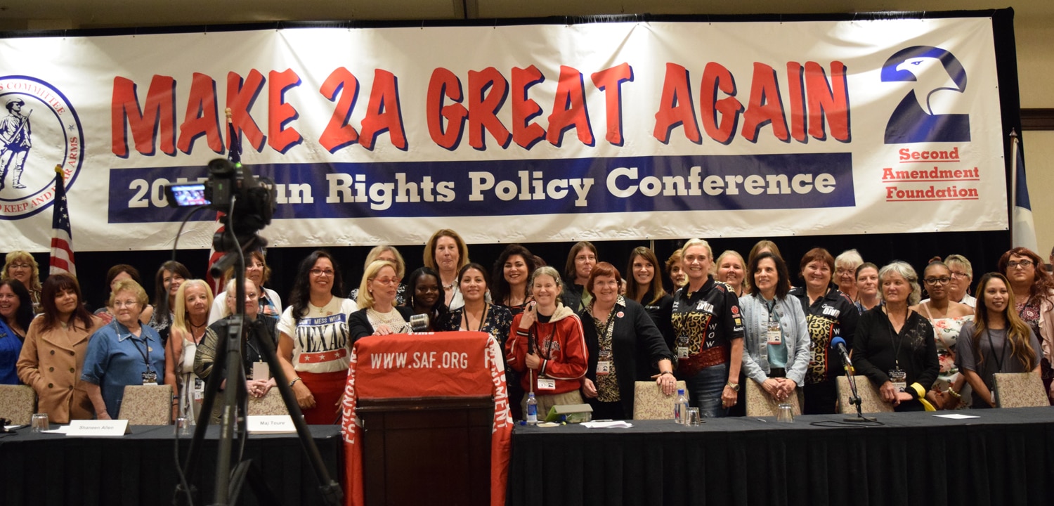 All the women in attendance at the Gun Rights Policy Conference in Dallas pose for a picture. (Photo: Christen Smith/Guns.com)