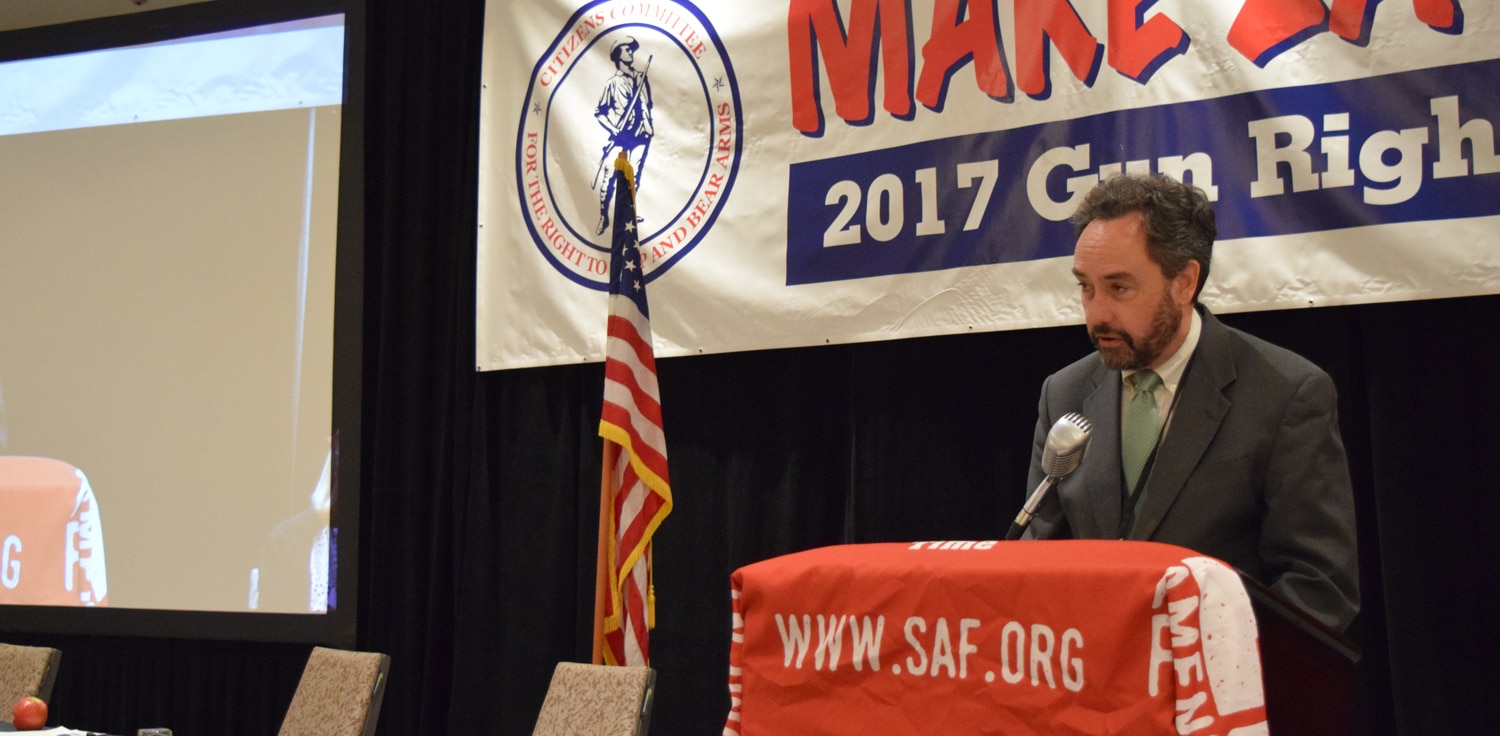 Second Amendment scholar Dave Kopel told the crowd at the Gun Rights Policy Conference that advocates need to move passed the threat of the Heller decision being overturned in order to expand and advance gun rights. (Photo: Daniel Terrill/Guns.com)