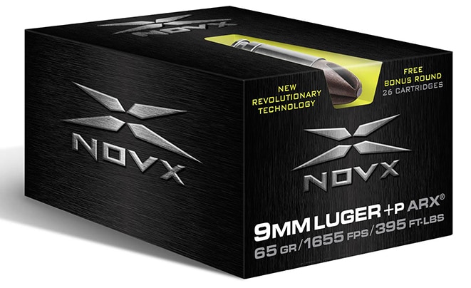 NovX unveiled the all-new ARX Engagement Self Defense ammo series alongside a CrossTrainer model of ammunition. (Photo: Personal Defense Network)