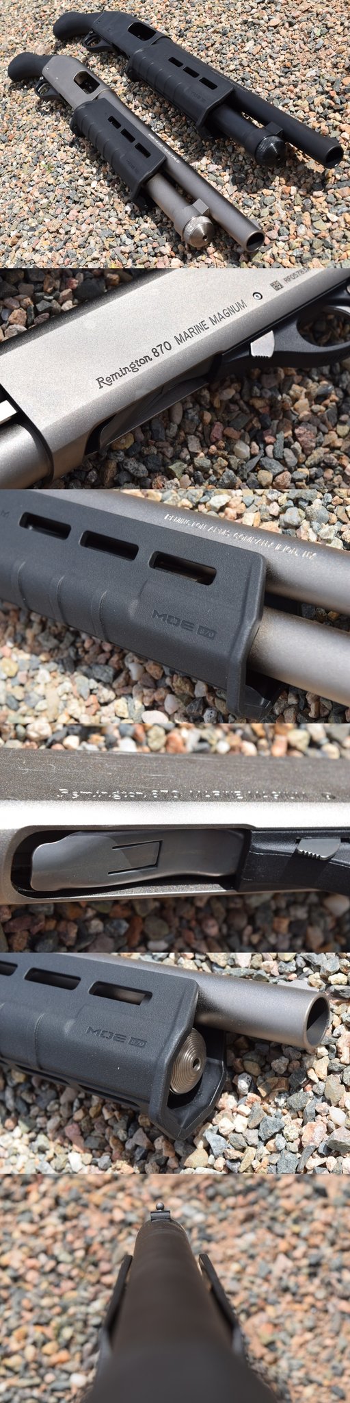 The many sides of a Remington Marine Magnum 870 Tac-14. (Photo: Daniel Terrill/Guns.com)