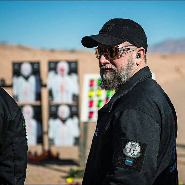 Tactical Shit owner TJ Kirgin at the range. (Photo: Tactical Shit/Facebook)