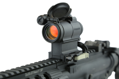 The optic operates using three AAA batteries. (Photo: Aimpoint)