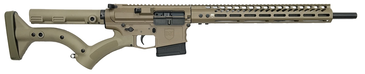 The DS-10 Typhoon in Flat Dark Earth will now be offered in 6.5 Creedmoor. (Photo: Dark Storm Industries)