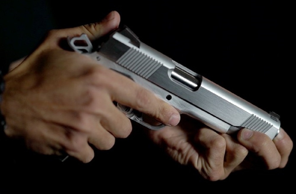 An M1911 handgun made with the Ghost Gunner milling machine. (Photo: Defense Distributed)