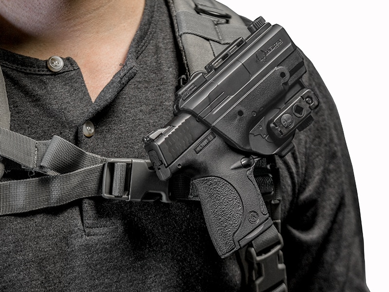 The ShapeShift Backpack Holster is allows gun owners to carry their firearms on their packs. (Photo: Alien Gear)