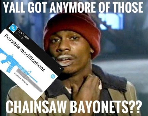 chainsaw bayonets